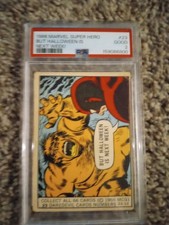 1966 Donruss Marvel Super Heroes Daredevil # 23 PSA 2 True Rookie Card 🔥 picture
