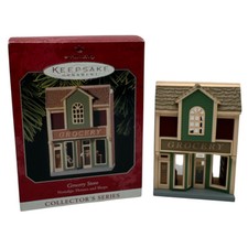 Hallmark Keepsake Christmas Ornament Grocery Store 1998 Vintage EUC picture