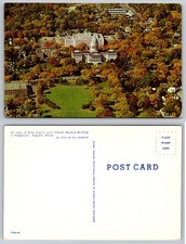 Standard Augusta Maine State Capitol Eastern Illustrating Air View Postcard picture