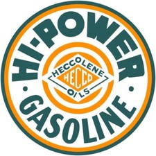 HECCO Oils, Heccoline Gasoline NEW Sign 28