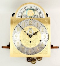 Urgos 9 tube grandfather clock movement & dial only @ early 1980s Original Great picture