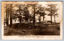 RPPC c1920s Serpent Mound Keene Ontario Canada Elmhirst Camp Postcard picture