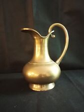Brass Pitcher Made In India   *8 Inch Tall *8” Wide, Solid brass picture