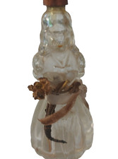 Vintage BABS Creations Inc. Empty Parfum Bottle Excellent Condition Glass Straw picture
