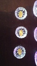 Lead Crystal 24%pbo made in Western Germany Open Salt Set, Clear Round and oval  picture
