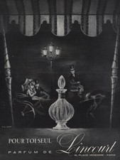 1954 Lincourt: Pour Toi Seul Parfum Vintage Print Ad picture
