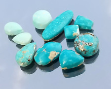 10 Pcs Pyrite Turquoise Cabochon 100% Genuine & Natural For Jewelry Making picture