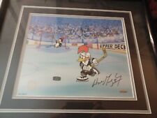 Wayne Gretzky AUTOGRAPHED Cel Featuring Woody Woodpecker & Chilly Willy #105/250 picture