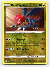 Druddigon 113/172 Rare Brilliant Stars Pokemon Reverse Holo MP picture