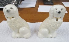 Pr Staffordshire Poodles Confetti Dog Figurines  3