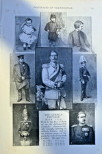 1891 Emperor & Empress of Germany picture