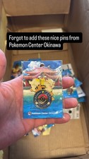Pokemon Center Okinawa Limited Logo Pin Pikachu Arcanine Japan New picture