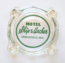 ca. 1950's-60's Ship & Anchor Motel Ashtray ( RT 66 ) Springfield MO picture