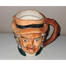 Vintage Occupied Japan Character Face Mug – Hand Painted Toby Jug 3.25