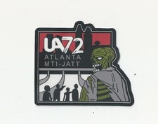 UA LOCAL 72 ATLANTA JATT PLUMBERS PIPEFITTERS ZOMBIES WALING DEAD UNION STICKER picture