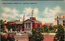 Hartford CT-Connecticut, Horace Bushnell, Memorial, Vintage Postcard picture