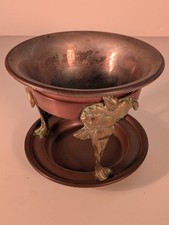 Antique Heinrichs/Wear-Brite Art Deco Chafing Set - Figural Punch Mephistopheles picture