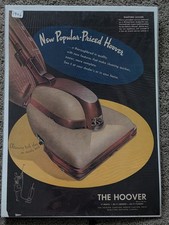 VTG 1946 Orig Magazine Ad HOOVER Vacuum Cleaner A Thoroughbred in Quality picture