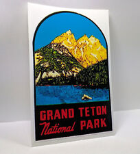 Grand Teton National Park Vintage Style Travel Decal | Vinyl Sticker picture