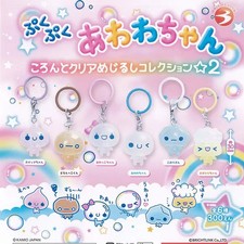 Kamio Japan Puffy Awawa-chan Clear Marker Collection 2 6 types Comp Set Gachapon picture
