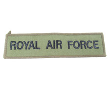 Royal Air Force RAF Vintage British Military Patch Olive Green Embroidered picture