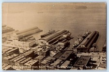 c1910's Seattle Waterfront From Smith Tower Seattle WA RPPC Photo Postcard picture