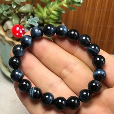 1Pcs Wholesal Natural Polish Blue Tiger eye stone bracelets ball sphere A7186 picture