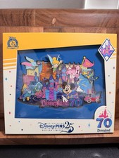 Disney Super Jumbo Pin - Disneyland 70th Anniversary LE 250 SEALED picture