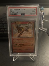 PSA 9 ENTEI 112/091 - SCARLET & VIOLET PALDEAN FATES SHINY RARE - MINT picture