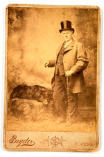 John James Newman Civil War Doctor antique photo confederate Topeka Kansas KS picture