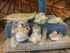 Rare Vintage 1998 Enesco My Blushing Bunnies 