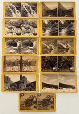 11 Antique Kilburn Brothers Stereoviews Early New England Views 1865-1877 picture