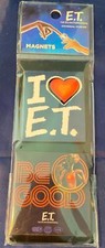 Universal Studios E.T. The Extraterrestrial Magnet Set Be Good I Love E.T.  New picture