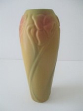 Van Briggle Aspen Sunrise Daffodil Vase Aø CCII  9.5
