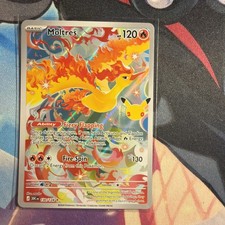 Pokemon TCG: 30th Celebration - Moltres 130/128 - Illustration Rare picture