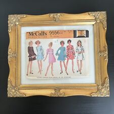 Vintage 1960s McCalls 9556 Boho Cottagecore Dress Sewing Pattern 11/12 XS 0 CUT picture