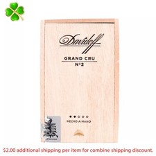Davidoff Grand Cru No. 2 Empty Wood Cigar Box 6