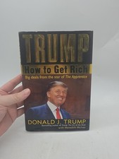 Trump How to Get Rich by Donald J. Trump 2004 1st Edition Book Mint Hardcover picture