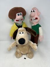 1995 Wallace Gromit & Wendolene Plush Collectible 14”/10” Set of 3 A Close Shave picture