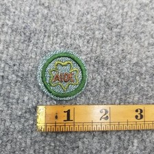 Vintage 1928-1933 Girl Scout SCOUT AIDE BADGE Aid Trefoil Patch Assistant Round picture