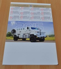 Kraz 2015 Calendar Armored Truck Russian No Prospekt Brochure Army picture
