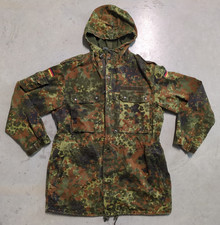 Vintage 1992 German Military Bundeswehr Flecktarn Camo Fishtail Parka 48