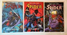 The Spider Master of Men #1-3 Full Run 1991 picture