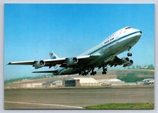 Aviation Postcard Pan Am Airlines Boeing 747-100 Japan NBC Card IH17 picture