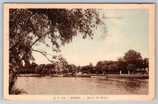 c1940s Rueil Bord de Seine Paris France Abeille Cartes Antique Postcard picture