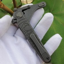 Titanium Alloy Utility Knife Handle for SK4 Blade 61x19x0.6mm picture