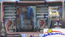 2024 Topps Star Wars CHROME Exclusive Factory Sealed HUGE SUPER Box-SILVER PACKS picture