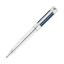 Waldmann Commander 23 Ballpoint Pen in Sterling Silver, Blue Lacquer - NEW picture