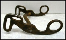 RARE Early 1900's Unusual Sweet Iron Pony Size Short Shank Horse Riding Bit picture