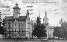 1910 Main Building Insane Hospital Weston West Virginia WV - Reprint picture